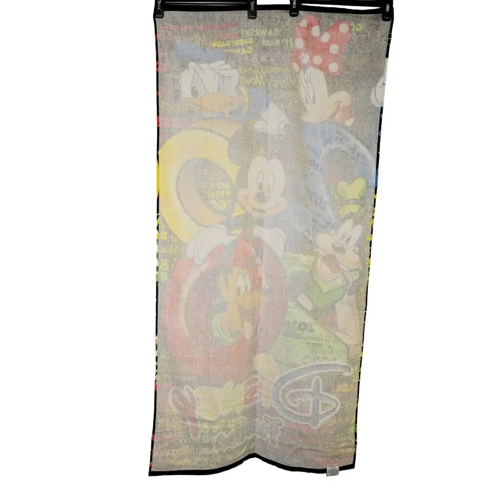 NWT Disney Florida Graffiti Beach Towel Mickey Minnie Donald Goofy Pluto 2020